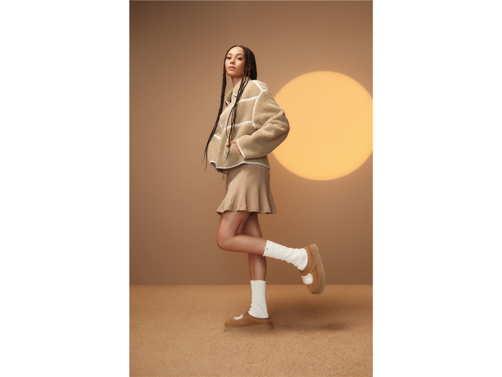 UGG APPAREL Tyla Slouchy Crew ll ženske nogavice